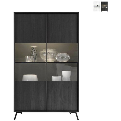 LC Mobili Moderna vitrina z 2 steklenima vratoma CITY 208974-06 Cene