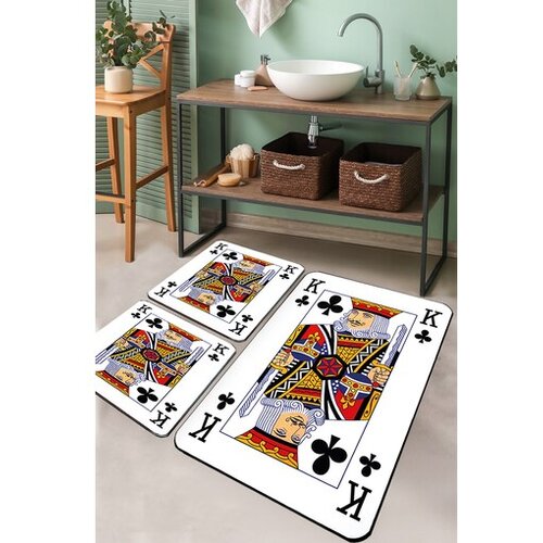 Lessentiel Maison prostirka za kupatilo karo playing card 3 Cene