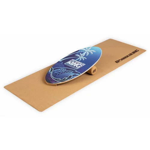 Boarderking Indoorboard Allrounder, daska za balans, podloga, valjak, drvo / pluto