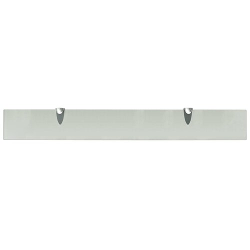  Zidne police 2 kom staklene 80 x 10 cm 8 mm Slike