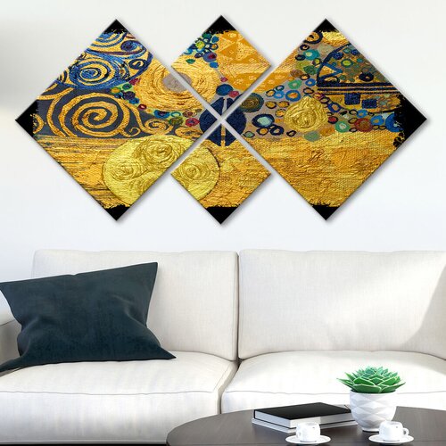 Wallity slika 4MDF222201946, 60x115 cm, 4 dela Cene