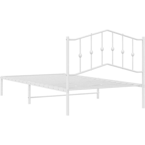  okvir za krevet s uzglavljem bijeli 100x200 cm Slike