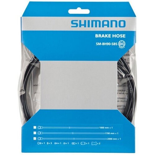 Shimano CREVO ZA HIDRAULIČNU KOČNICU SMBH90SBS ZEE 1700MM BLACK STRAIGHT CONNECT TYPE BLNOT ASSEMBLED W/CONNECTING UNIT INDPACK ISMBH90SBSL170 Slike