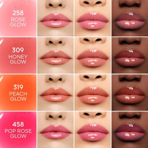 Guerlain Blooming Denim KissKiss Bee Glow Oil ulje za usne s medom nijansa 878 Dahlia Glow 9.5 ml Slike