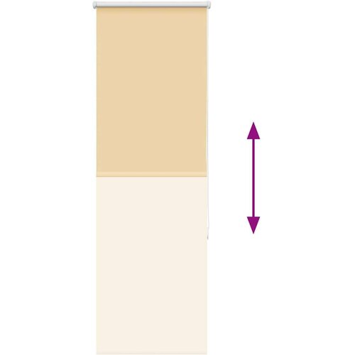 vidaXL Rolo zavjesa Blackout Bež 55x130 cm Širina tkanine 50,7 cm Cene