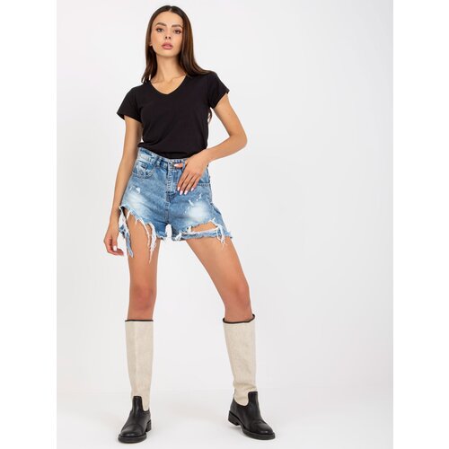 BASIC Feel Good Black cotton v-neck t-shirt Cijene