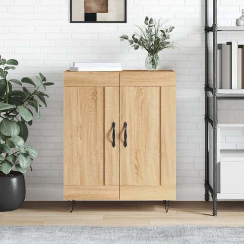 vidaXL Komoda sonoma hrast 69,5x34x90 cm inženirski les Cene