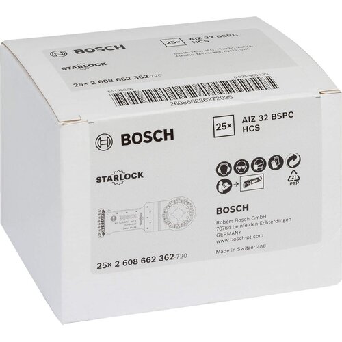 Bosch HCS list testere za uranjanje AIZ 32 BSPC Hard Wood 50 x 32 mm - pakovanje od 1 komad - 2608662362 Slike
