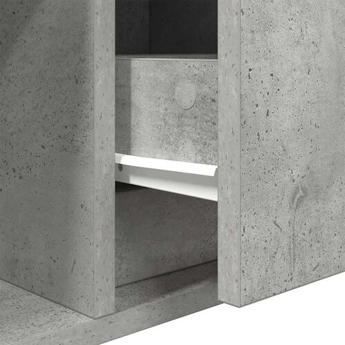 vidaXL TV omarica betonsko siva 100x31x25,5 cm inženirski les Cene