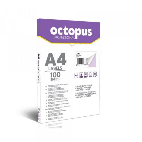 Octopus Nalepnice A4/65 38,1x21,2 1/500 UNL-2512 Cene