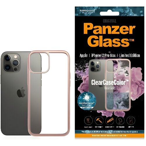 PanzerGlass ClearcaseColor futrola za Apple iPhone 12 Pro Max - Roza KP19754 Cijene