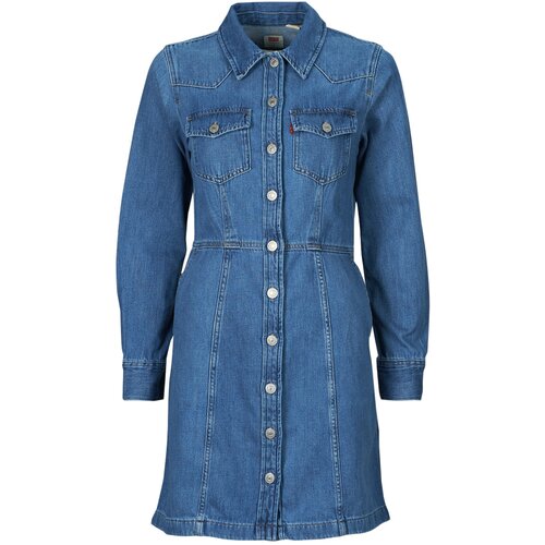 Levi&amp;#039;s FLYNN WESTERN CORE DRESS Plava Slike