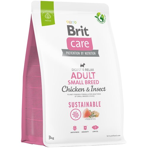 Brit Care Dog Sustainable Adult Small Breed piščanec & insekti - Varčno pakiranje: 2 x 3 kg Cene
