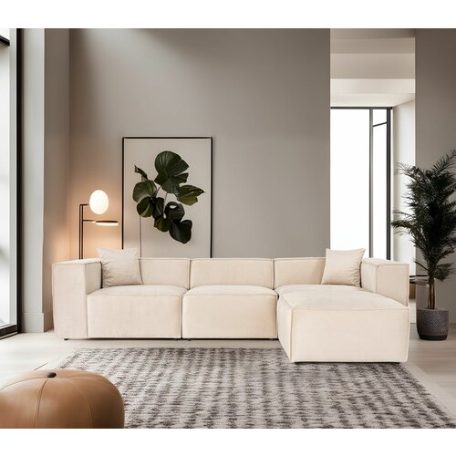 Atelier Del Sofa lora (L1-O1-1R-POUFFE ) - cream cream corner sofa Slike