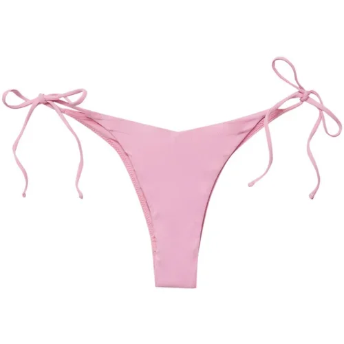 Pull&Bear Bikini hlačke roza