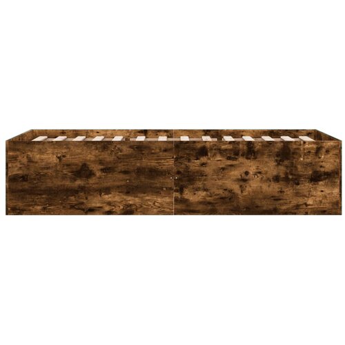  Okvir za krevet boja hrasta 75x190 cm konstruirano drvo Slike