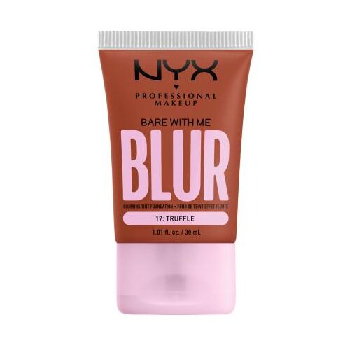 NYX Professional Makeup Bare With Me Blur Tint Foundation mat puder s srednjo prekrivnostjo 30 ml Odtenek 17 truffle Cene