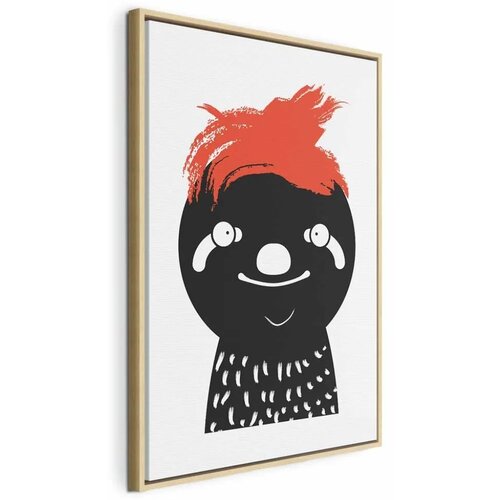  Slika - Crazy Sloth (1 Part) Vertical 60x90 U prirodnom drvenom okviru Cene