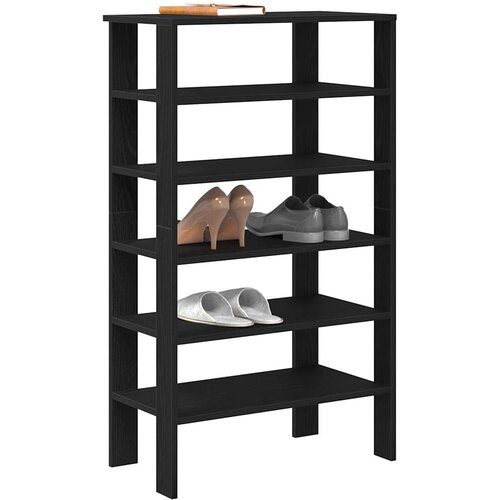 VidaXL Stalak za cipele crni 61x32x105 cm od konstruiranog drva Slike