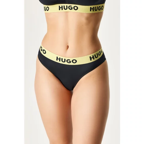 Hugo Boss Klasične hlačke HUGO Casual Black