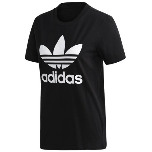Adidas Majice s kratkimi rokavi Trefoil Tee Črna Slike