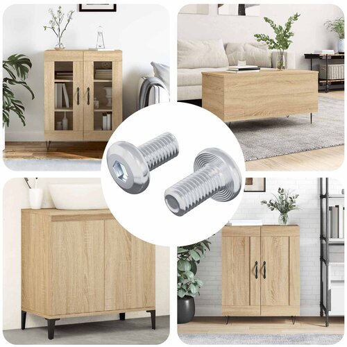  Vijak za zaključavanje 2 pcs Srebrno M6 x 12 mm Čelik Cene