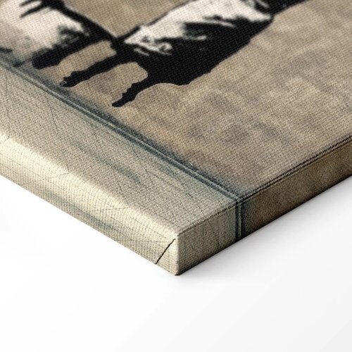  Slika - Banksy: Washing Zebra on Concrete (1 Part) Wide 30x20 Na talijanskom platnu Slike