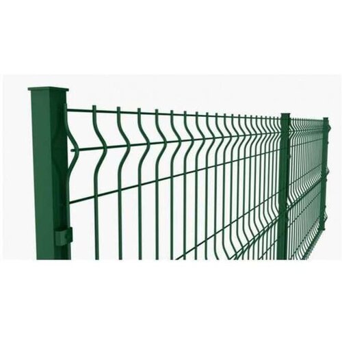 Zicaprom 3D PVC Panelna ograda 2,5m zelena 4mm H=1.23m Slike