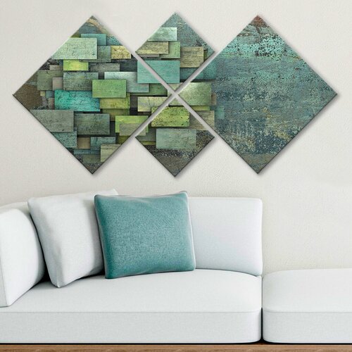 Wallity slika 4MDF208523767, 60x115 cm, 4 dijela Cijene