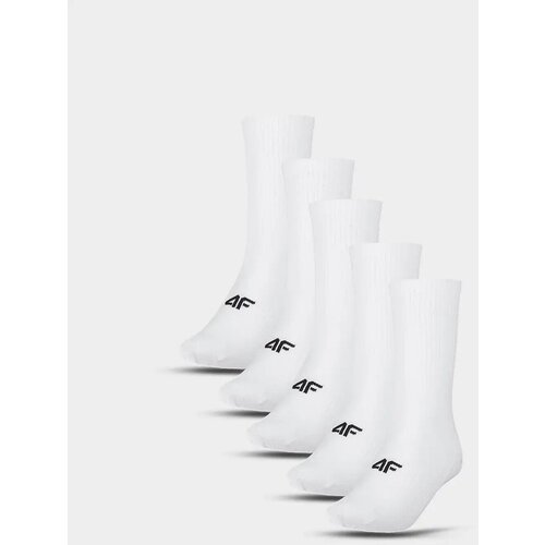 4f Men's Socks (5pack) - White Cene