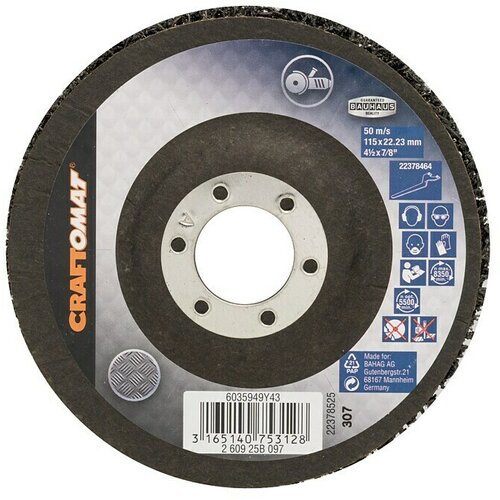CRAFTOMAT Ploča za či&amp;scaron;ćenje (Promjer: 115 mm) Slike
