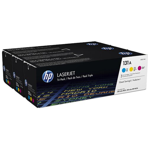 HP Komplet tonerjev U0SL1AM 131A (C/M/Y), original Cene