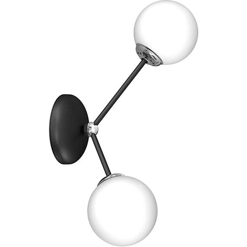  Zidna lampa JOY 2xE14/40W/230V crna/sjajni hrom Cene