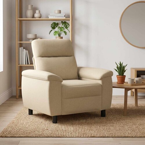 SOFA Krem 95 x 90 x 95 cm Tkanina Cijene