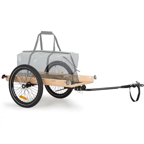 Klarfit Companion Travel L, tovorna prikolica, L, 40 kg kolesarska prikolica, ročni voziček, 16