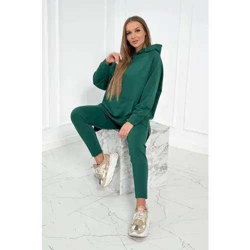 Kesi Set with sweatshirt dark green