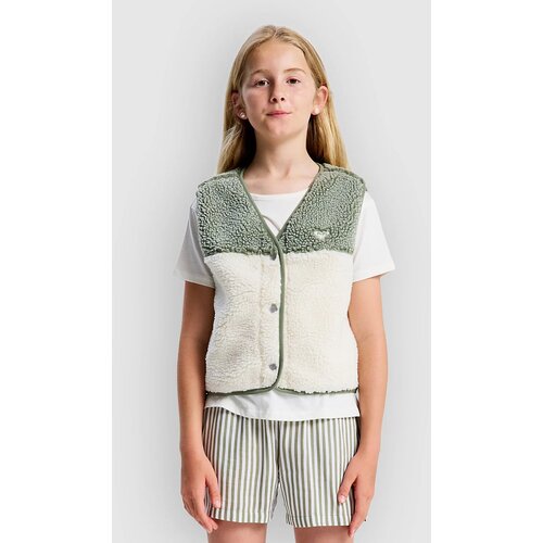 Roxy Iconic Color Block Kids Jakna iz flisa oil green Cene