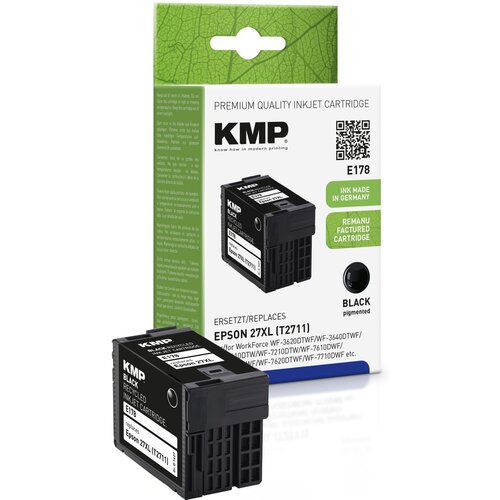 KMP E178 ink cartridge black compatible with Epson T 2711 XL Slike