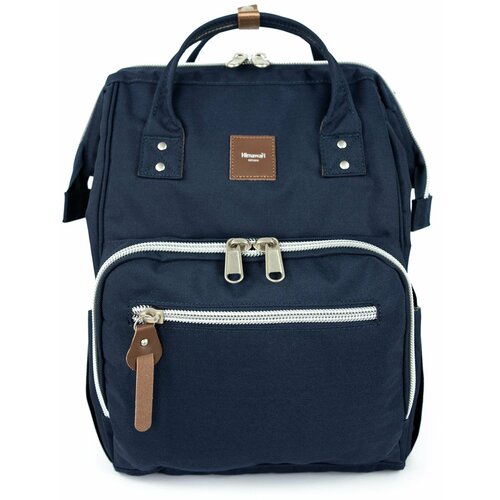 Himawari Unisex's Backpack tr23098-4 Navy Blue Cene