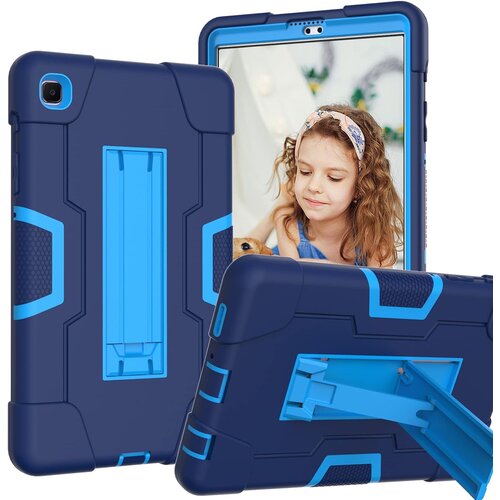 NIKCORP Ovitek za Samsung Galaxy Tab A 8.0 robusten s stojalom, moder, troslojno silikonsko ohišje proti udarcem za otroke, (5000139025) Cene
