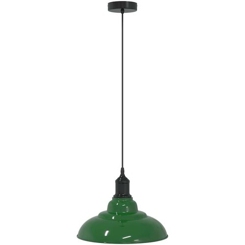 vidaXL Visilica podesiva po visini E27 sjajno zelena Ø 31 cm metal Cijene