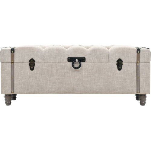  3-dijelni set klupa za pohranu 112x37x45 cm od drva i čelika Slike