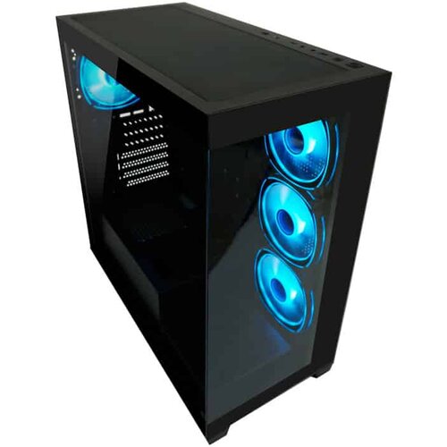 LC-Power Case Gaming 715B Midi-tower, ATX, 4x ARGB fan1x USB-C, 2x USB-A Slike