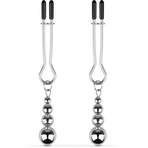 Bedroom Fantasies Nipple and Clitoris Clamps Silver Cene