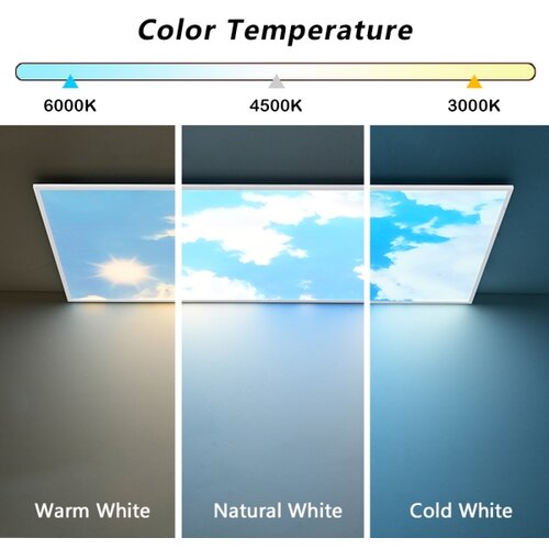  Brilagi -LED Prigu&amp;scaron;iva stropno svetlo SLIMFRAME LED/80W/230V 120x60 cm srebrna/plava + sa daljinskim upravljačem Slike