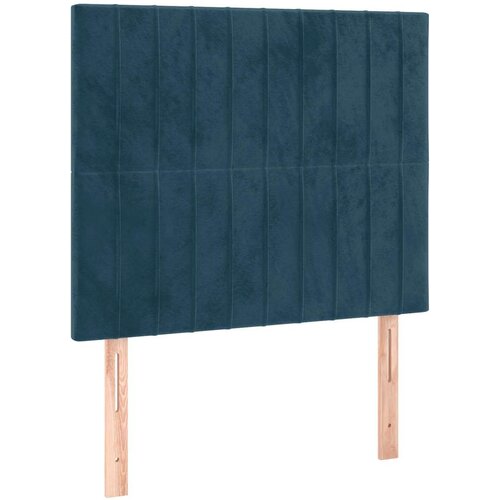 Box spring krevet s madracem tamnoplavi 100x200 cm bar&amp;scaron;unasti Slike