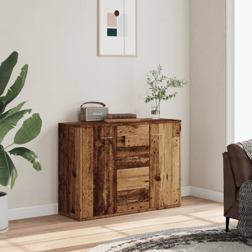  Komoda boja starog drva 88x30x64 cm od konstruiranog drva Slike