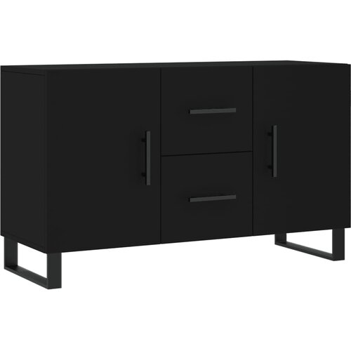 Maison Chic Komoda - Predalnik črno 100x36x60 cm inženirski les, (21715677) Slike