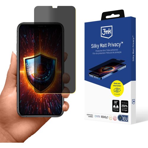 3mk zaščitna folija za apple iphone 11 pro max privacy anti-shock matt, (5000024966) Cene