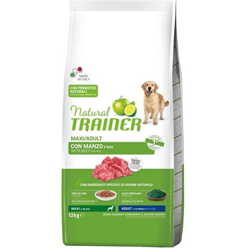 Trainer daily nutrition maxi adult with beef - hrana za odrasle pse velikih rasa - sa govedinom (3kg i 12kg) 12kg Cene